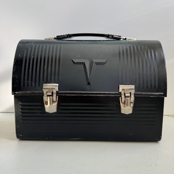 Thermos Other - Vintage Midcentury Tin Thermos Victory Lunchcan